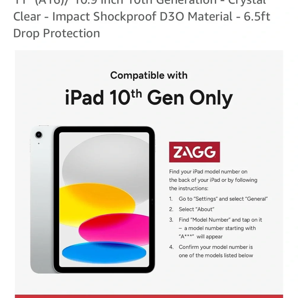 Zagg Apple iPad Clear Case with Stand